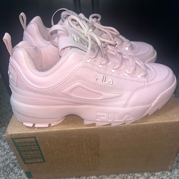 Fila Women's Light Pink Sneakers - Picture 1 of 6